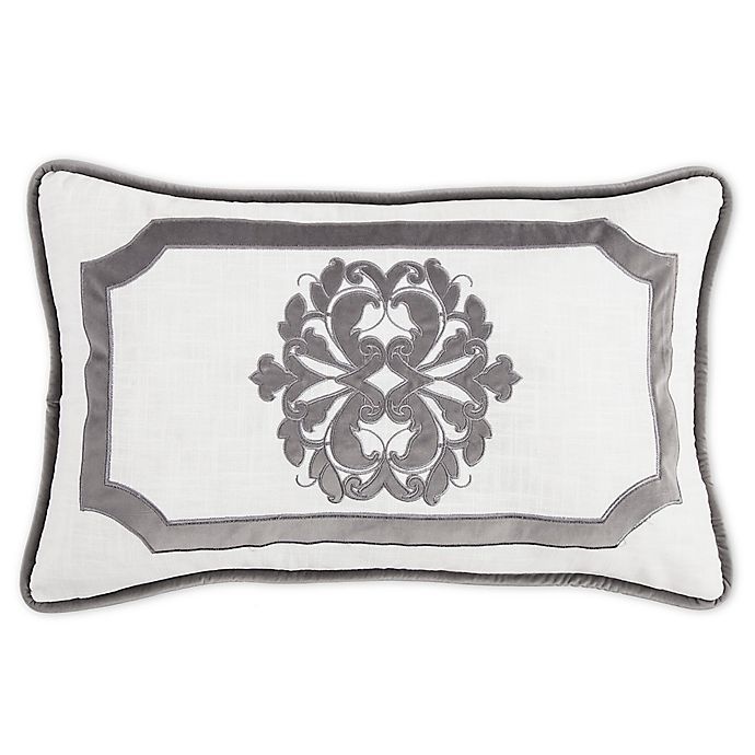 slide 1 of 1, HiEnd Accents Madison Oblong Throw Pillow - Grey, 1 ct