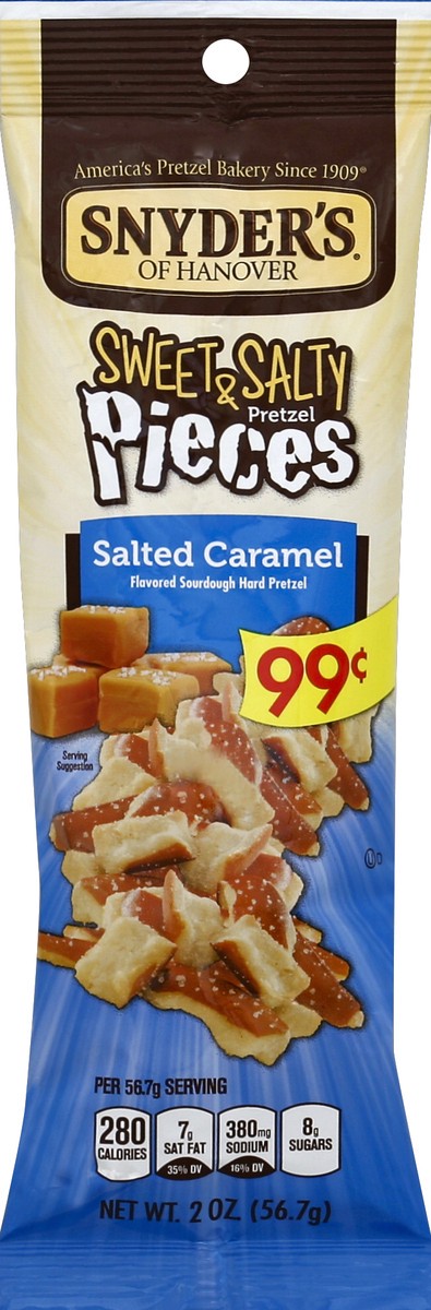 slide 3 of 3, Snyder's of Hanover Sweet And Salty Salted Caramel Pretzel Pieces, 2 oz