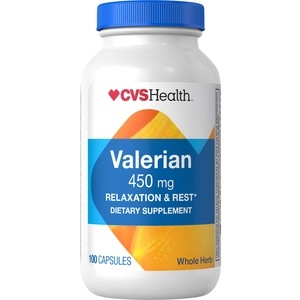 slide 1 of 1, CVS Health Valerian Capsules, 100 ct; 450 mg