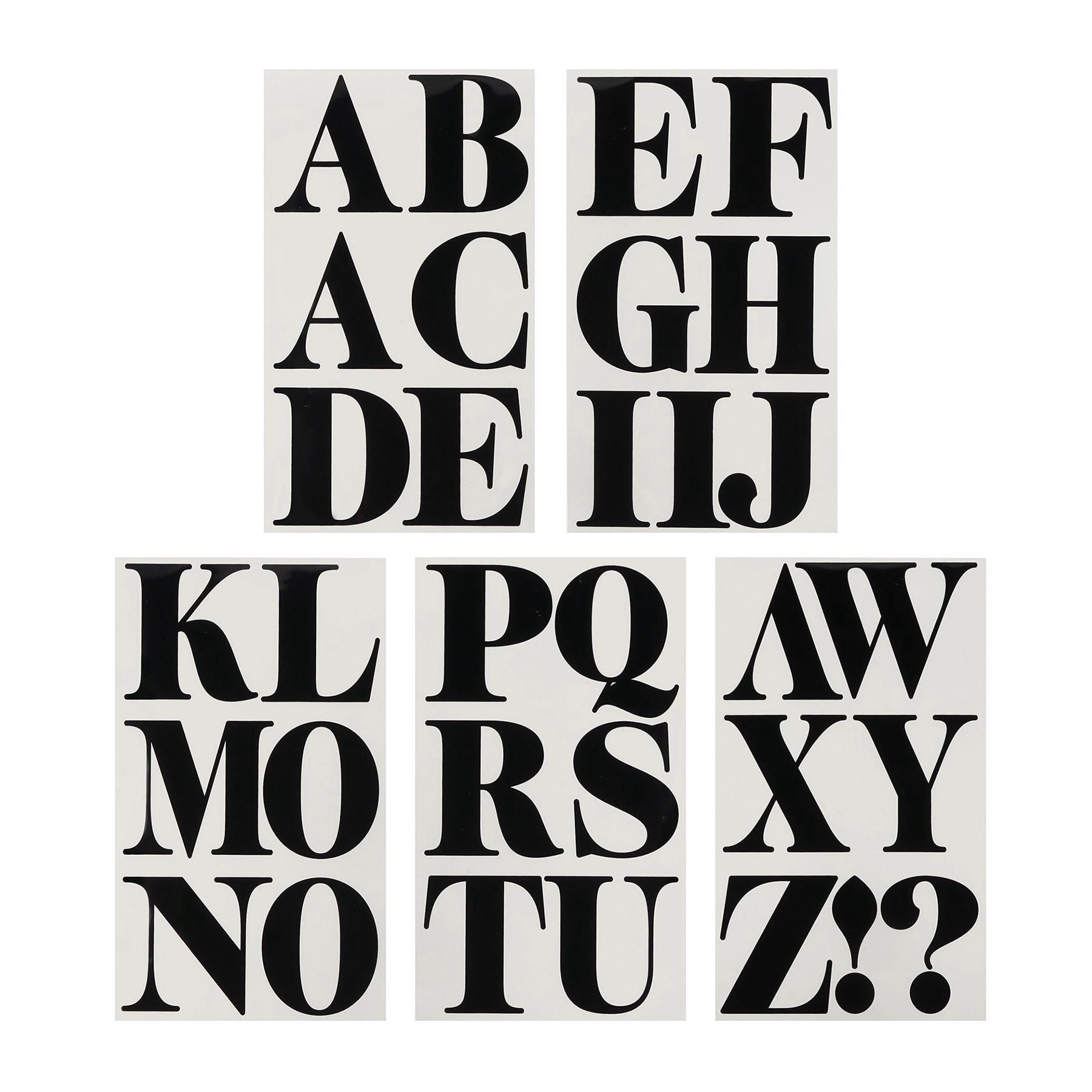 slide 3 of 3, 3" Alphabet Iron-On Transfers By Make Market, 3 in