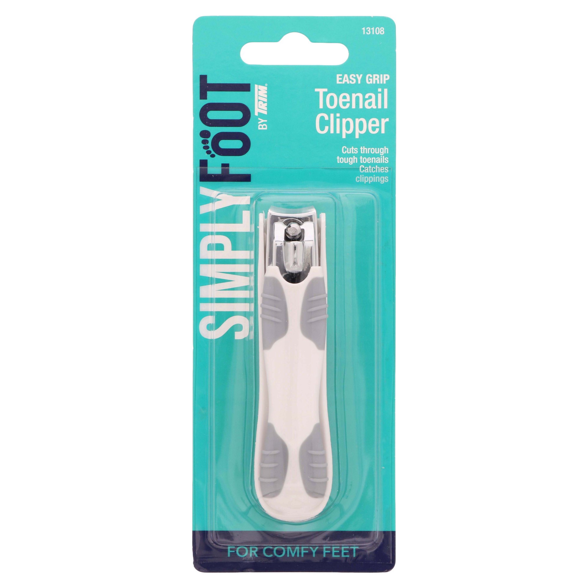 slide 1 of 1, Simply Foot Easy Grip Toenail Clipper, 1 ct