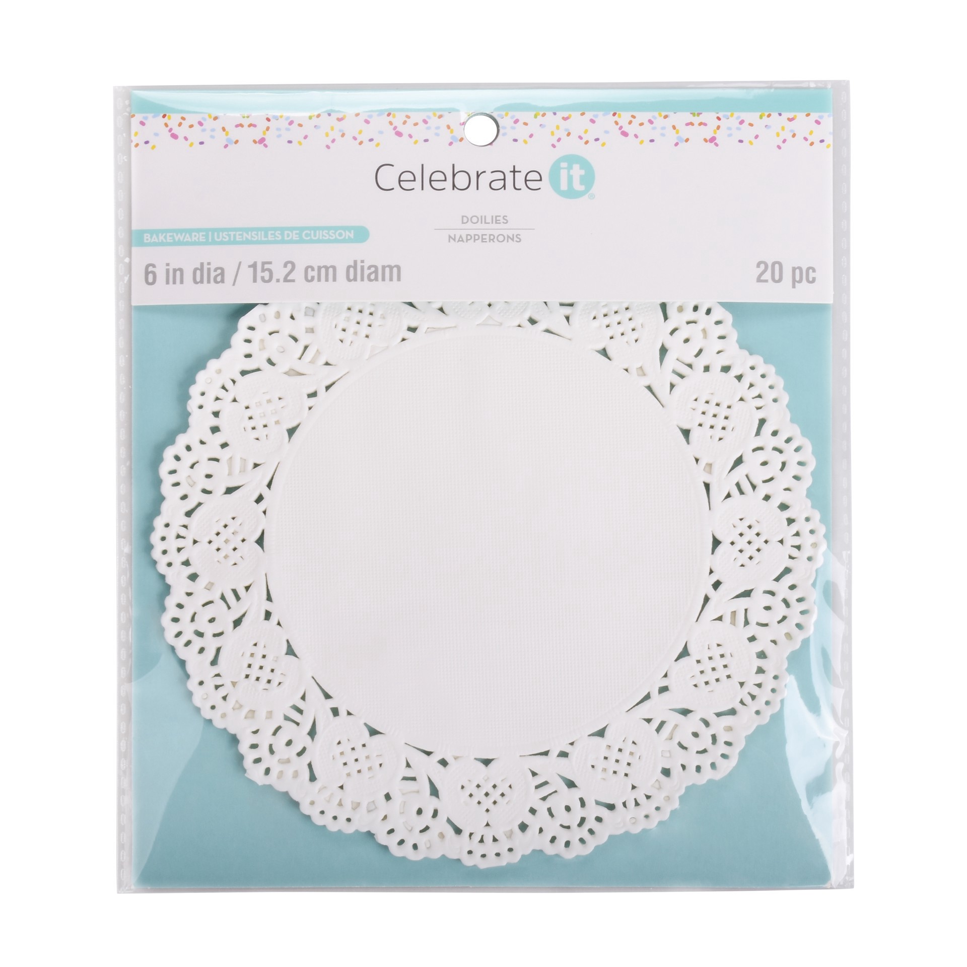 slide 3 of 4, 6" Paper Doilies By Celebrate It, 6 in x 6 in
