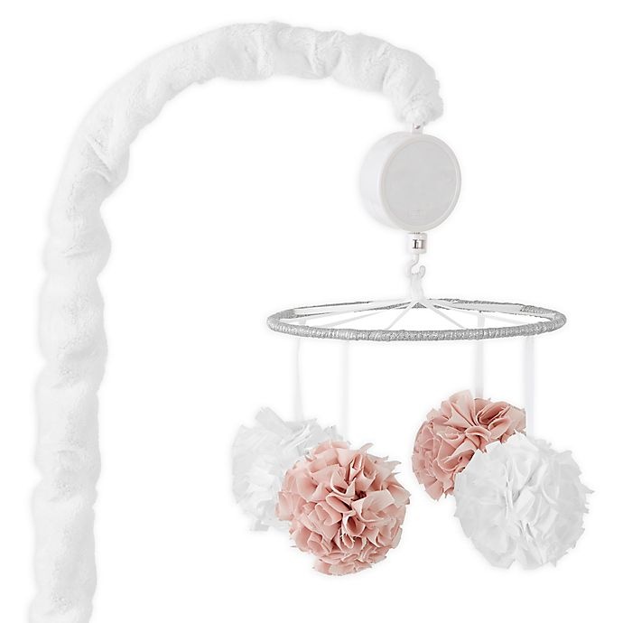 slide 1 of 2, Levtex Baby Heritage Pom Pom Musical Mobile - Blush/Silver/Ivory, 1 ct