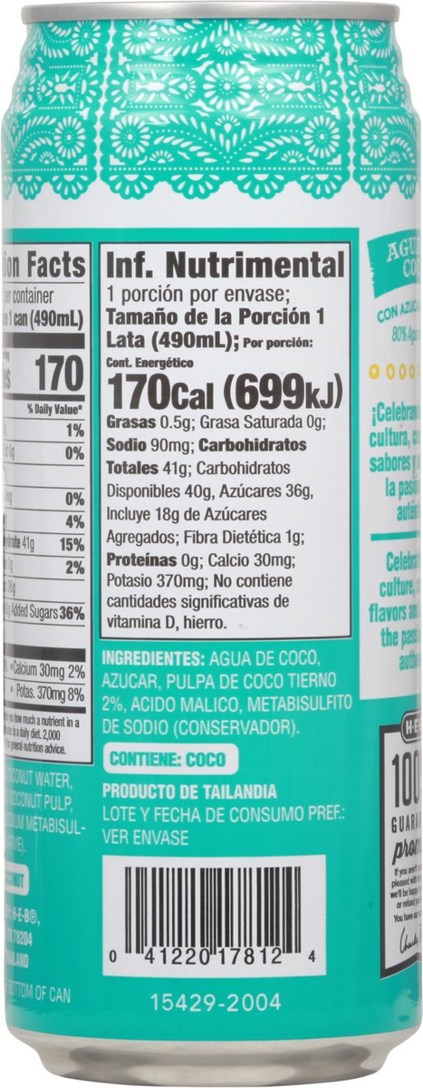 slide 3 of 13, Mi Tienda Coconut Water with Pulp - 16.5 fl oz, 16.5 fl oz