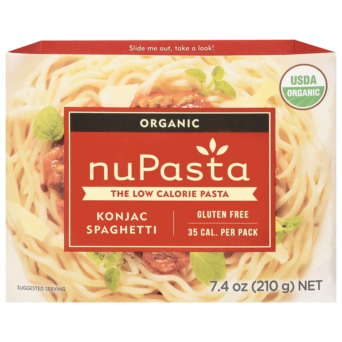 slide 1 of 9, NuPasta Organic Konjac Spaghetti, 7.4 oz