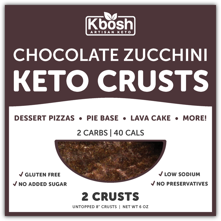 slide 1 of 1, Kbosh Chocolate Zucchini Crust, 2 ct