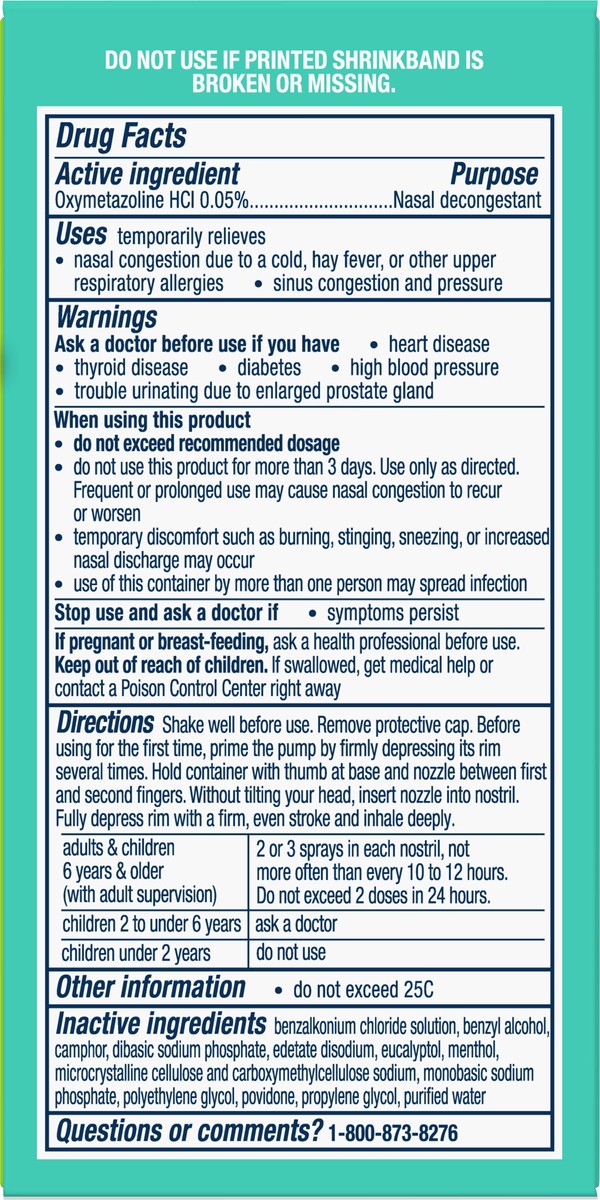 slide 2 of 3, Vicks Sinex 12 Hour Severe No Drip Nasal Spray 0.5 oz, 0.5 oz