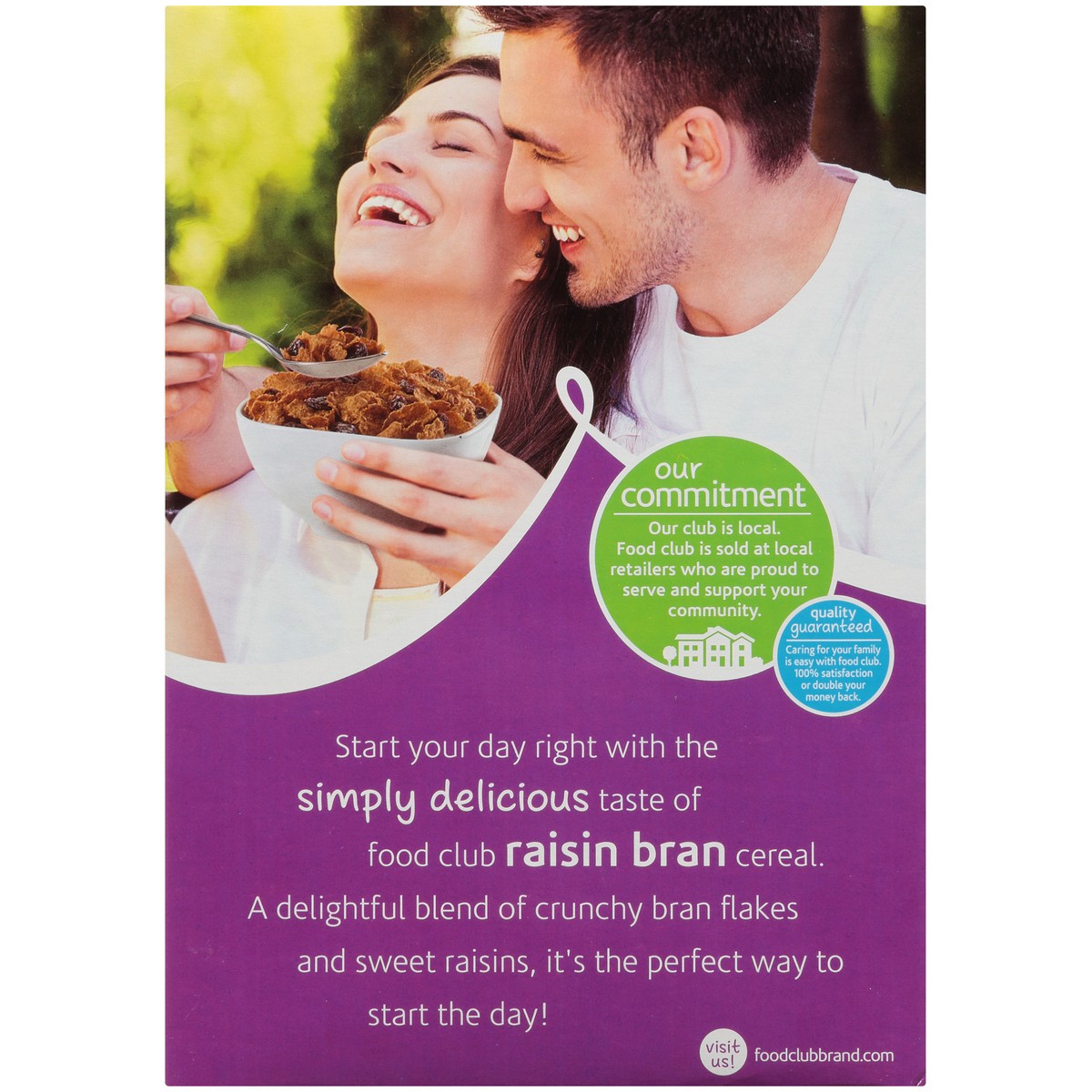 slide 10 of 10, Food Club Raisin Bran Cereal, 18.69 oz