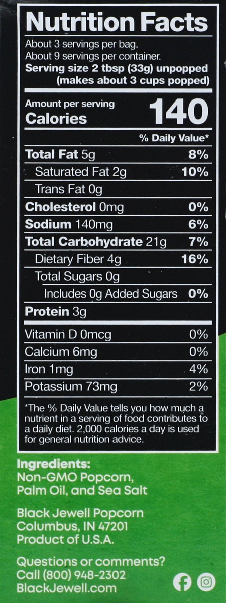 slide 7 of 11, Black Jewell Natural Microwave Popcorn, 3 ct