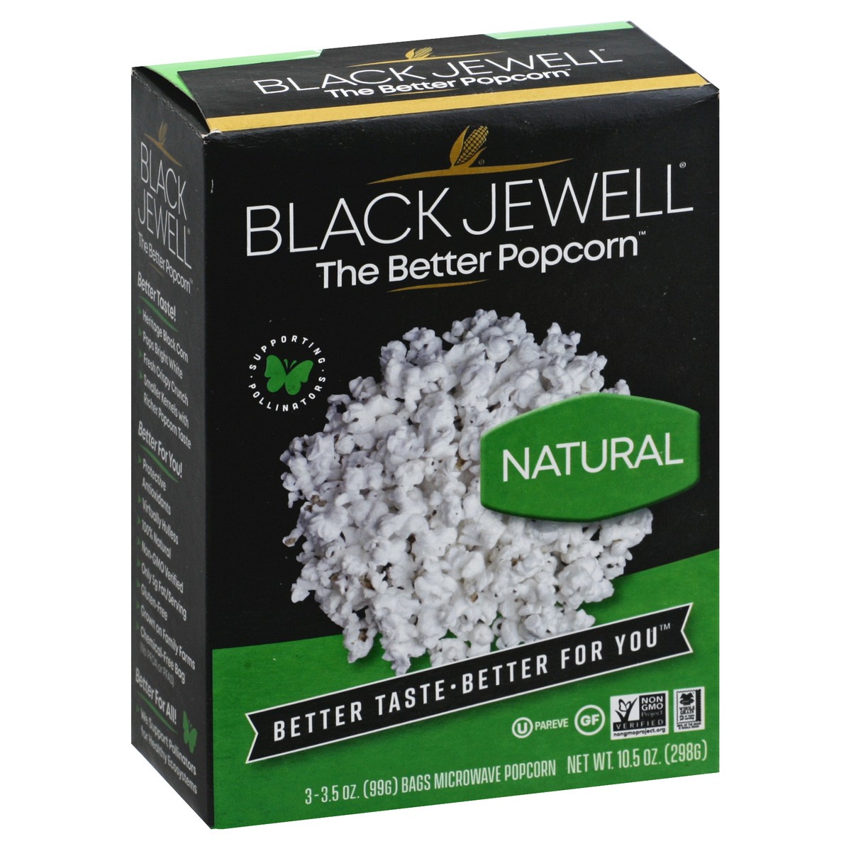 slide 8 of 11, Black Jewell Natural Microwave Popcorn, 3 ct