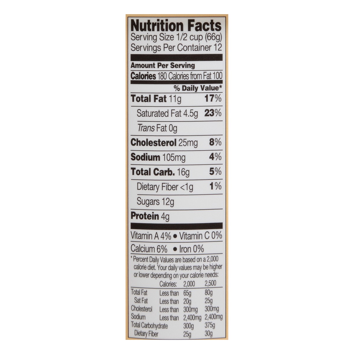 slide 7 of 10, Green's Peanut Butter Twirl Ice Cream 1.5 qt. Carton, 1.42 liter