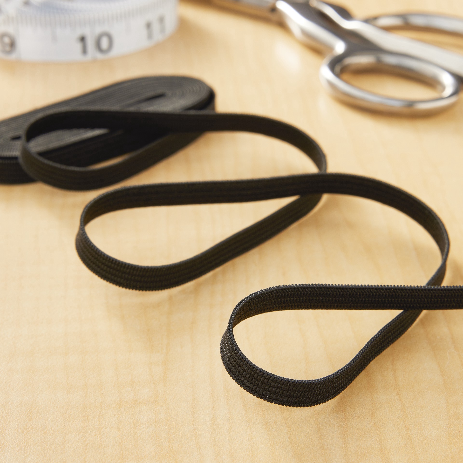 slide 3 of 3, 1/4" Knit Elastic By Loops & Threads, 1/4 in x 3 yd