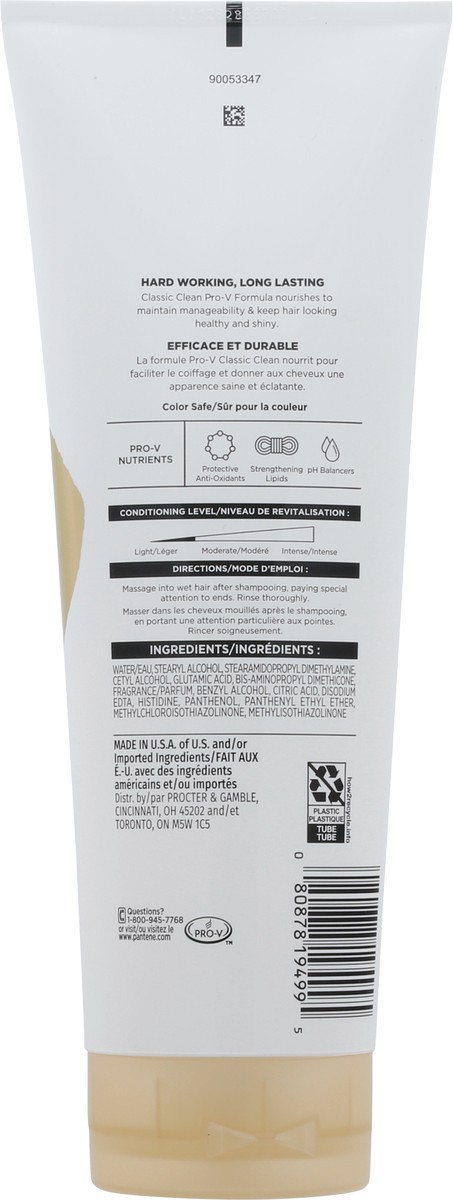 slide 12 of 13, Pantene Classic Clean Conditioner 10.4 fl oz, 10.40 fl oz