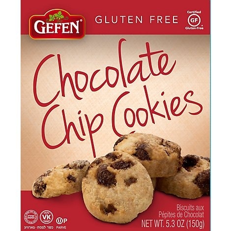 slide 1 of 1, Gefen Cookies Chocolate Chip Gluten Free, 5.3 oz