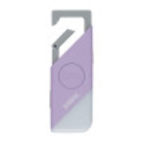 slide 4 of 4, Sabre 2-In-1 Personal Alarm With Sos Button And Led Light, Lavender, Pa-100-Lv, 1 ct
