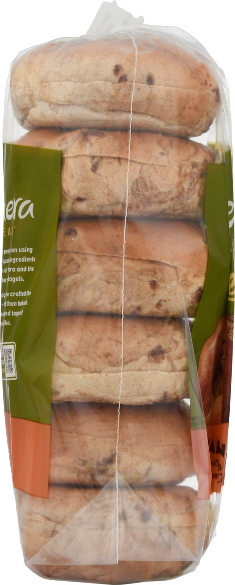 slide 9 of 9, Panera Bread Bagels, Pre-Sliced, Cinnamon Swirl, 6 ct