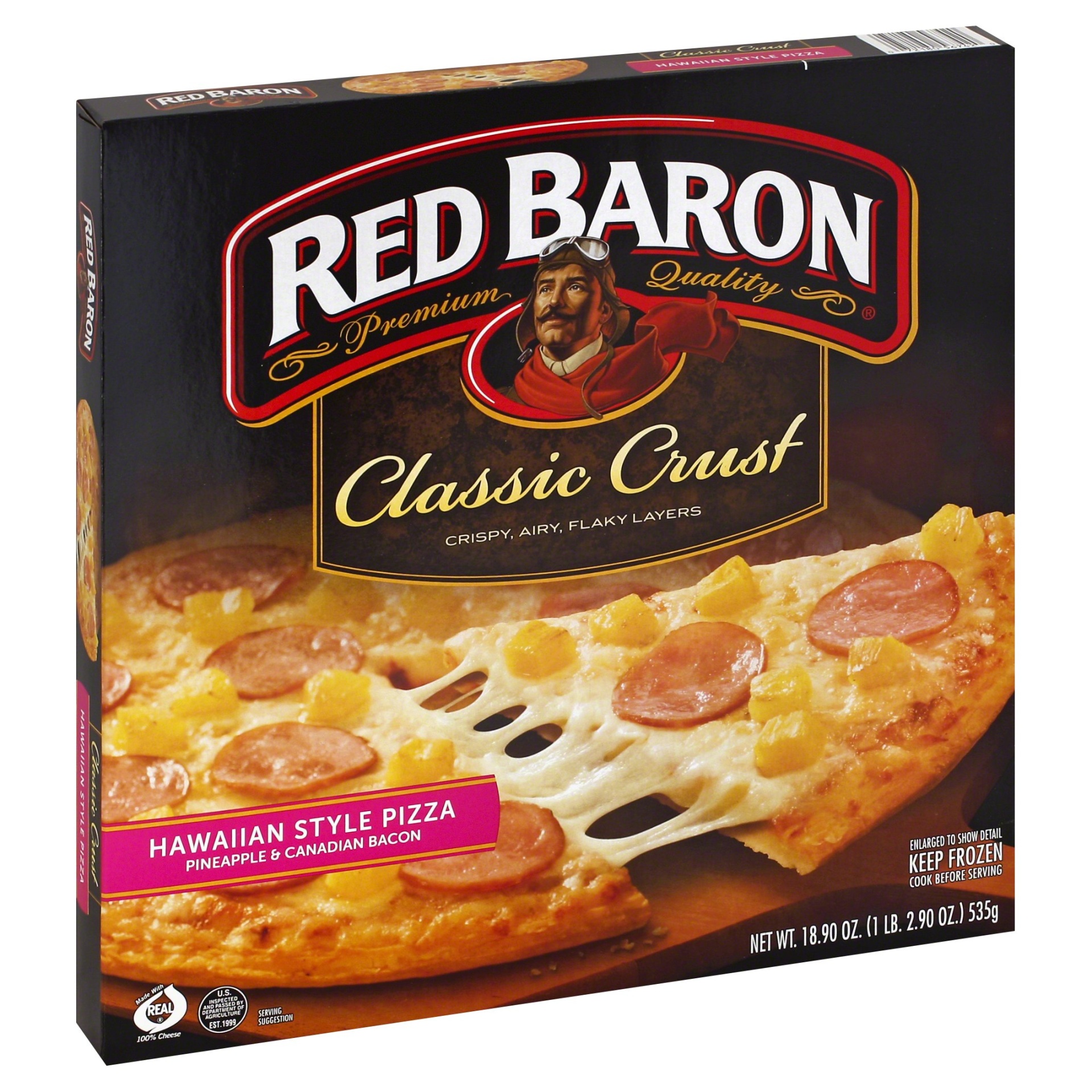 slide 1 of 9, Red Baron Pizza 18.9 oz, 18.9 oz