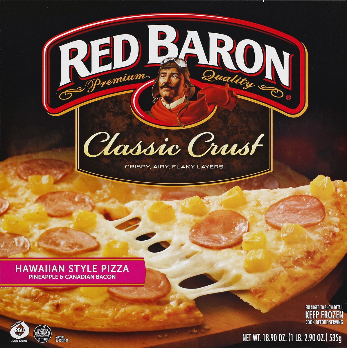 slide 1 of 5, Red Baron Pizza 18.9 oz, 18.9 oz