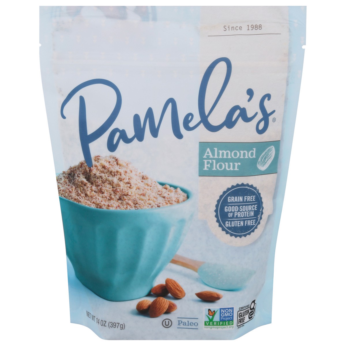 slide 4 of 13, Pamela's Finely Ground Almond Flour, 14 oz