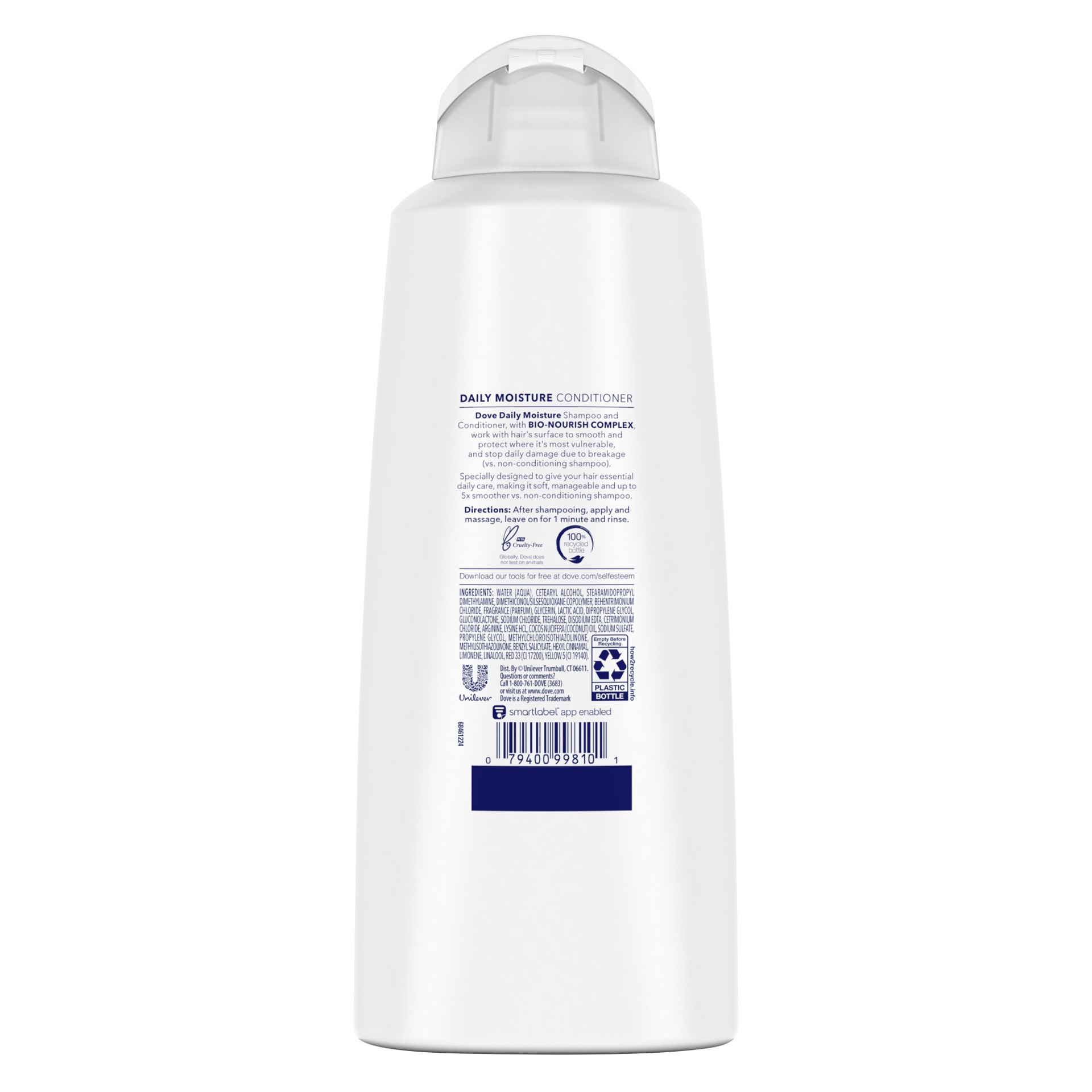 slide 2 of 6, Dove Damage Therapy Conditioner Daily Moisture, 20.4 fl oz, 25.4 fl oz