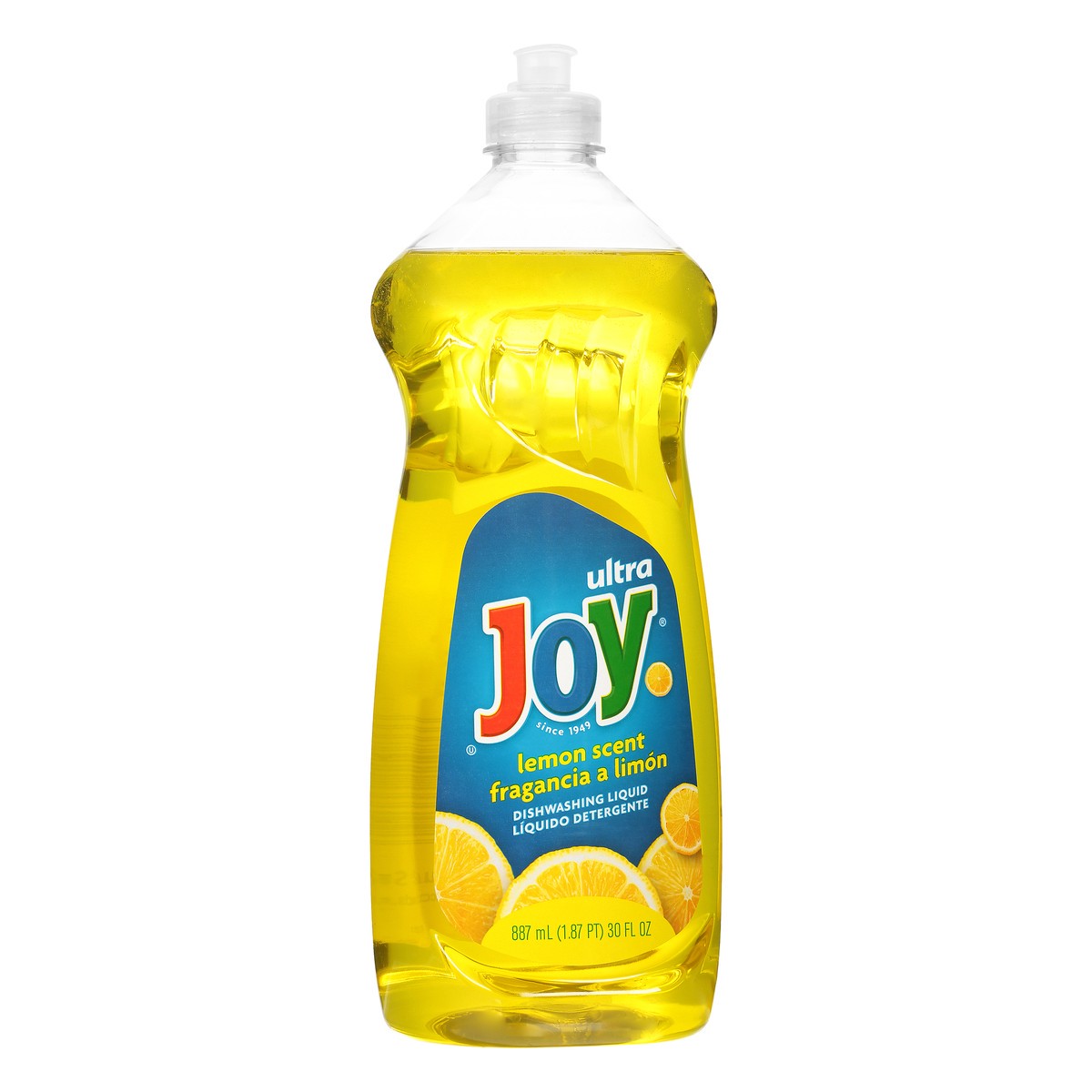 slide 2 of 9, Ultra Joy Lemon Scent Dishwashing Liquid 887 ml, 887 ml