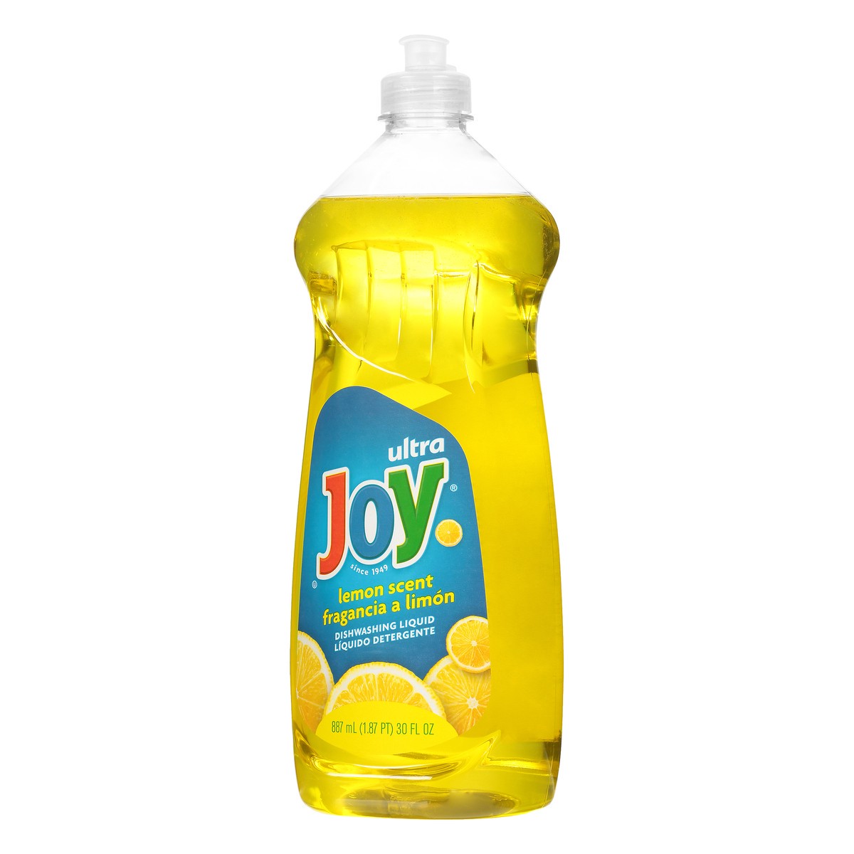 slide 3 of 9, Ultra Joy Lemon Scent Dishwashing Liquid 887 ml, 887 ml