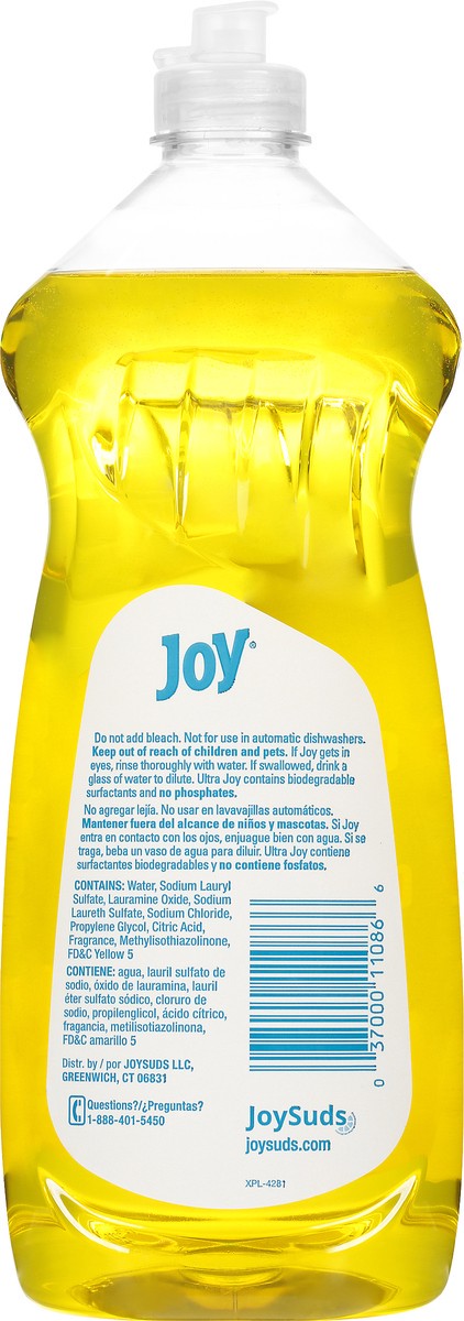 slide 5 of 9, Ultra Joy Lemon Scent Dishwashing Liquid 887 ml, 887 ml