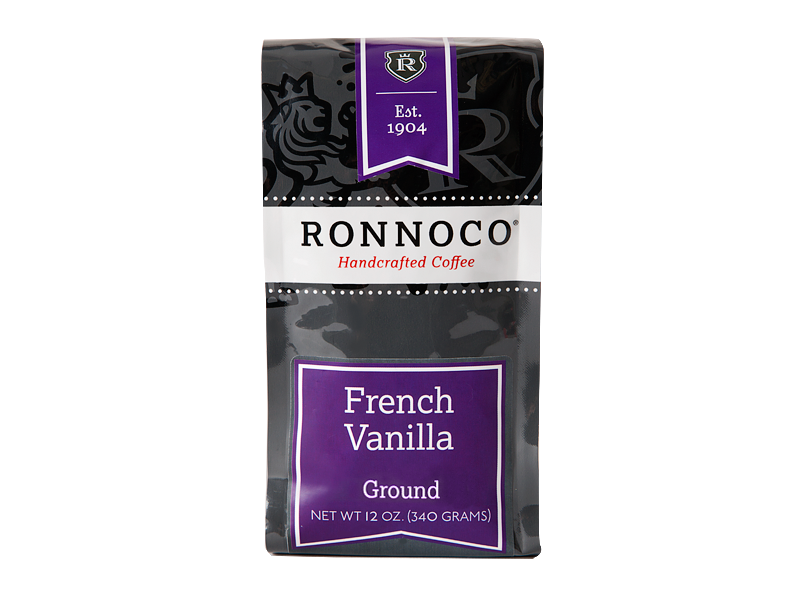 slide 1 of 1, Ronnoco French Vanilla Coffee - 12 oz, 12 oz