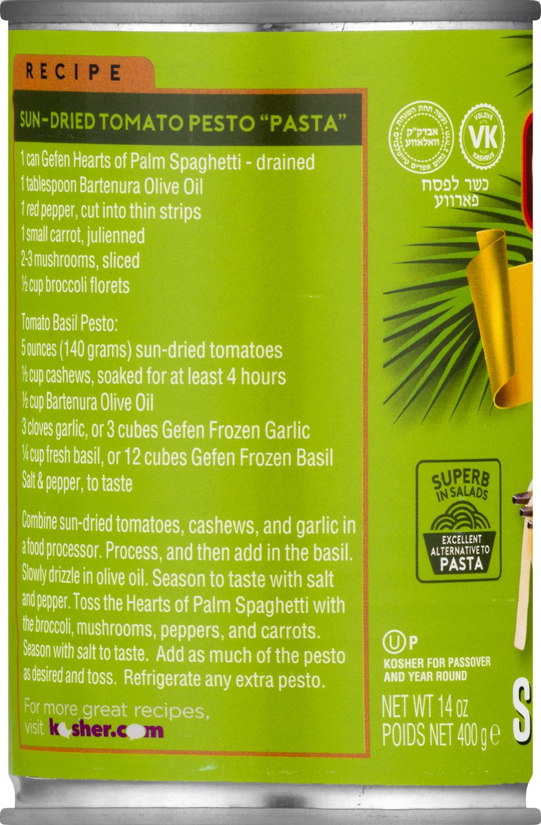 slide 9 of 13, Gefen Hearts Of Palm Spaghetti, 14 oz