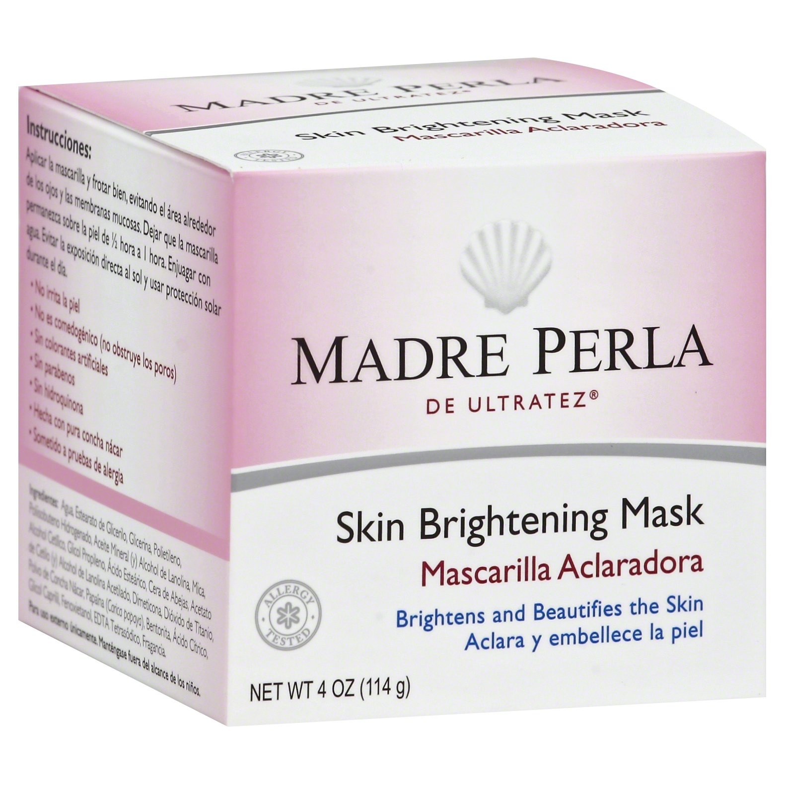 slide 1 of 6, Madre Perla Skin Brightening Mask, 4 oz