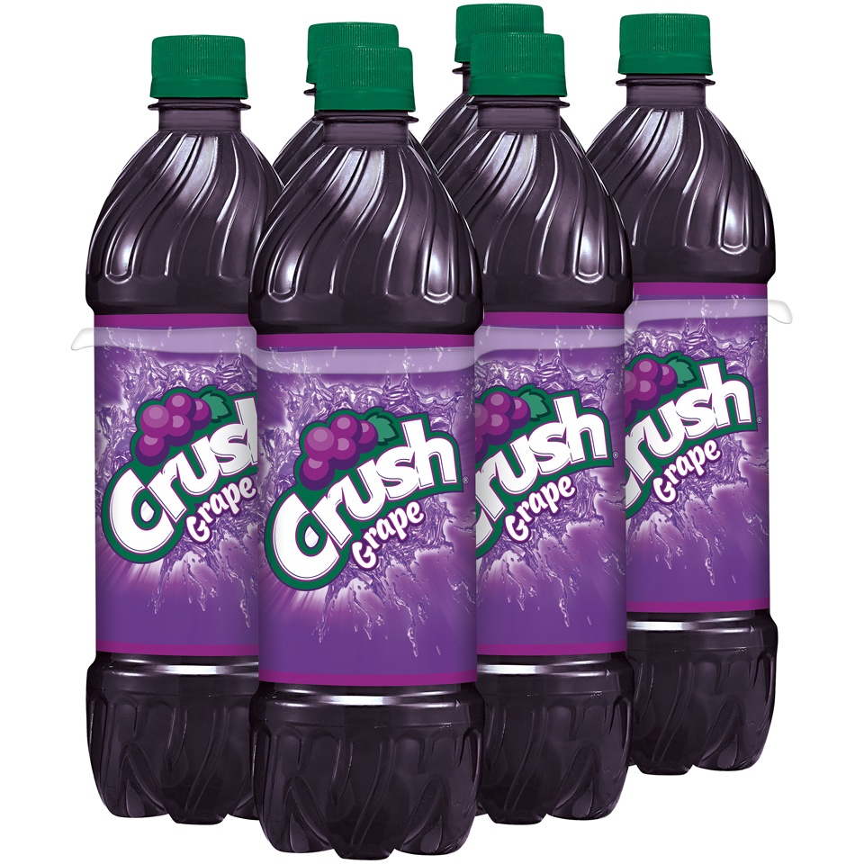 slide 2 of 3, Crush Soda Grape , 6 ct; 16.9 fl oz