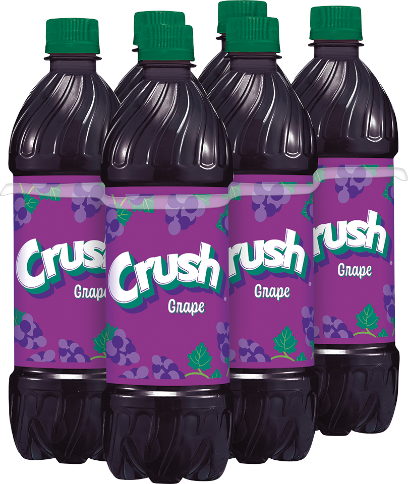 slide 4 of 4, Crush Grape Soda, 6 ct; 16.9 oz