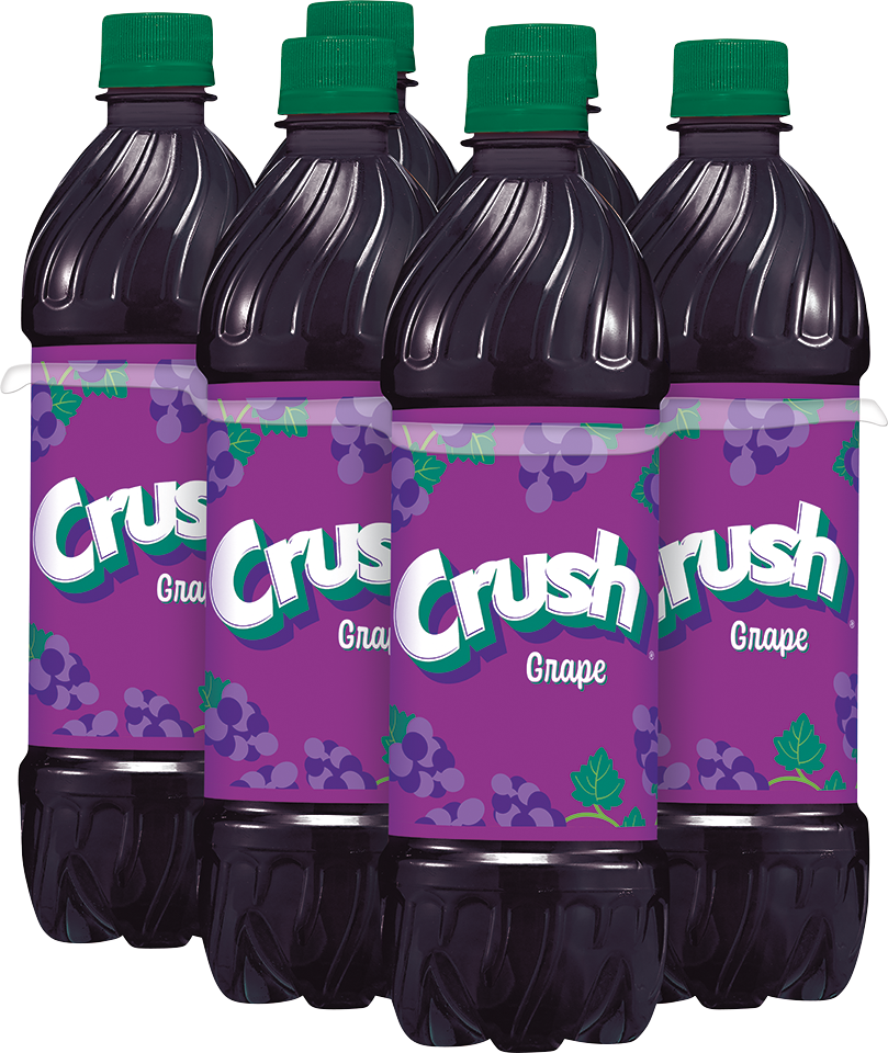 slide 2 of 4, Crush Grape Soda, 6 ct; 16.9 oz