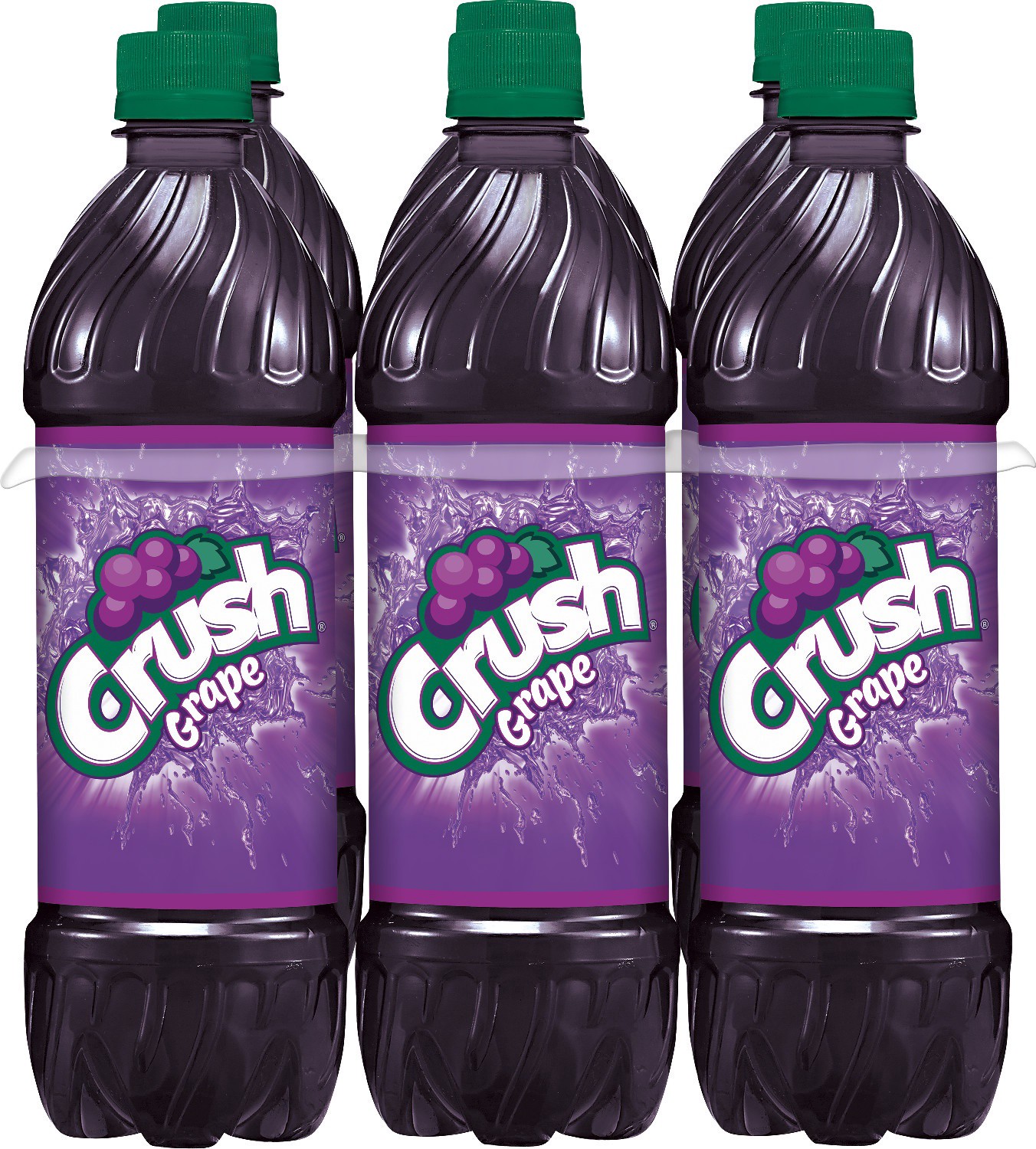 slide 1 of 4, Crush Grape Soda, 6 ct; 16.9 oz