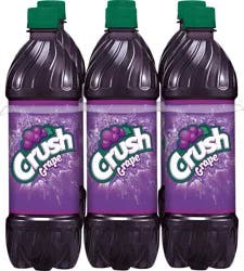 Crush Grape Soda, .5 L bottles, 6 pack