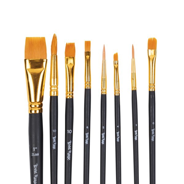 slide 5 of 7, Brea Reese 10-Piece Variety Paintbrush Set, Black, 1 ct