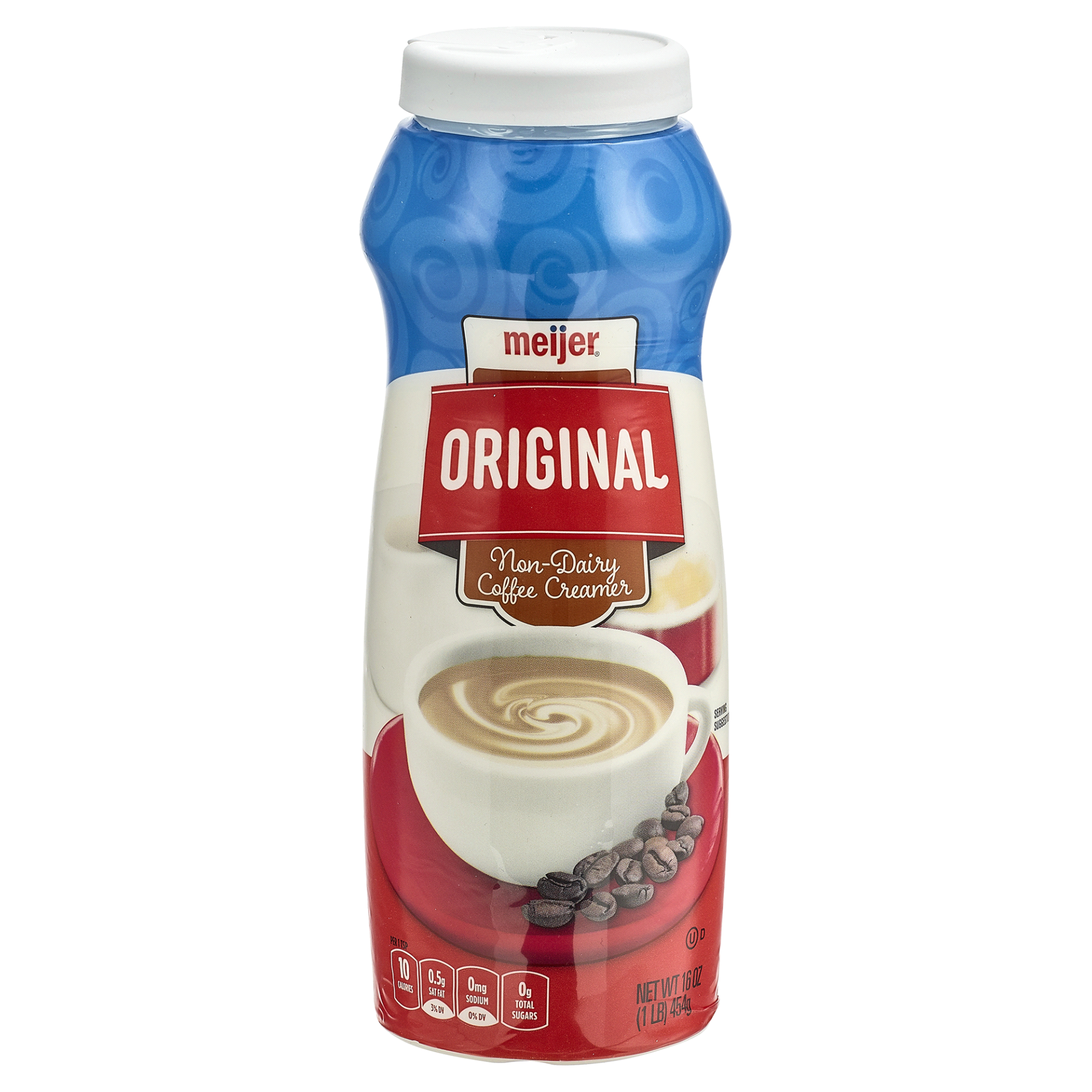 slide 1 of 3, Meijer Non-Dairy Original Coffee Creamer, 16 oz