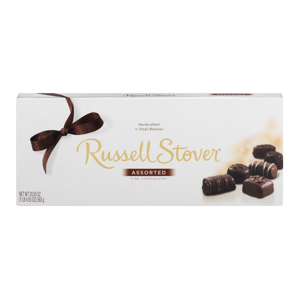 slide 1 of 1, Russell Stover Chocolates Fine Assorted Box, 20.55 oz