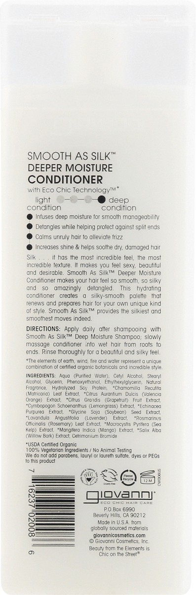 slide 2 of 9, Giovanni Smooth As Silk Deep Moisture Conditioner, 8.5 oz