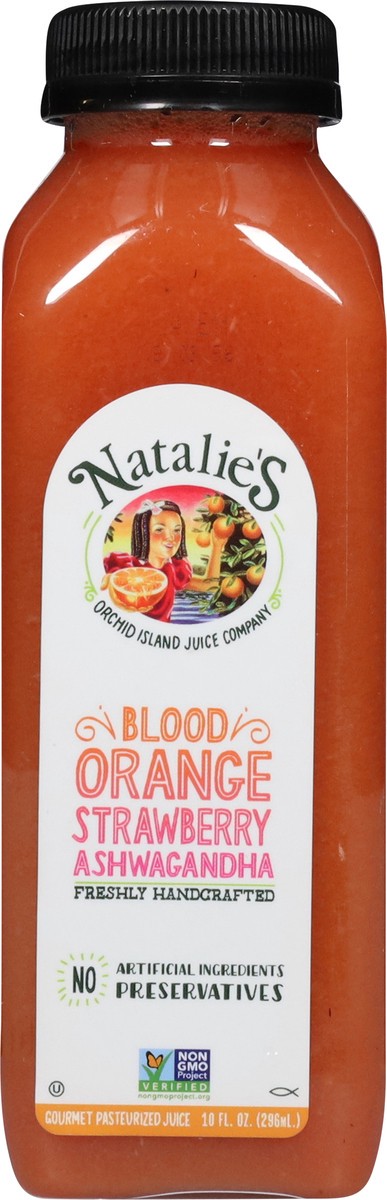 slide 10 of 13, Natalie's Blood Orange Strawberry Ashwagandha Gourmet Pasteurized Juice - 10 fl oz, 10 fl oz