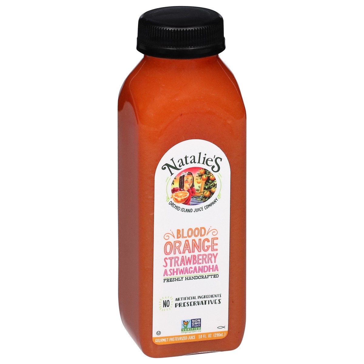 slide 9 of 13, Natalie's Blood Orange Strawberry Ashwagandha Gourmet Pasteurized Juice - 10 fl oz, 10 fl oz