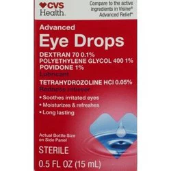 CVS Health Advanced Redness Relief Eye Drops, 0.5 Fl Oz | Shipt