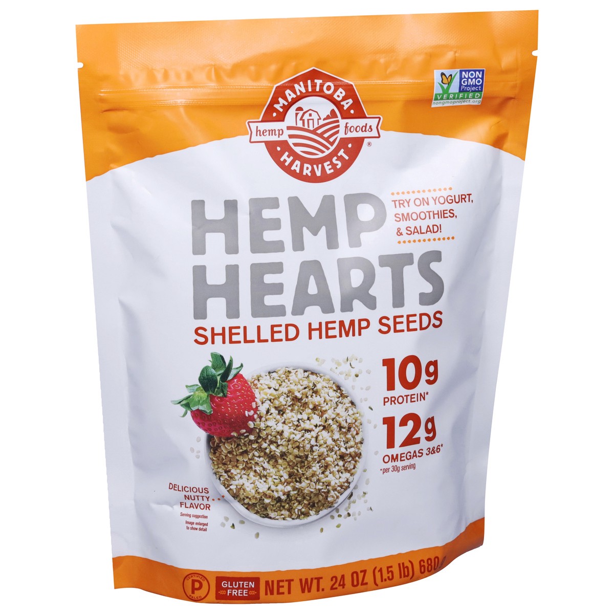 slide 3 of 9, Manitoba Harvest Hemp Hearts 24 oz, 1 ct