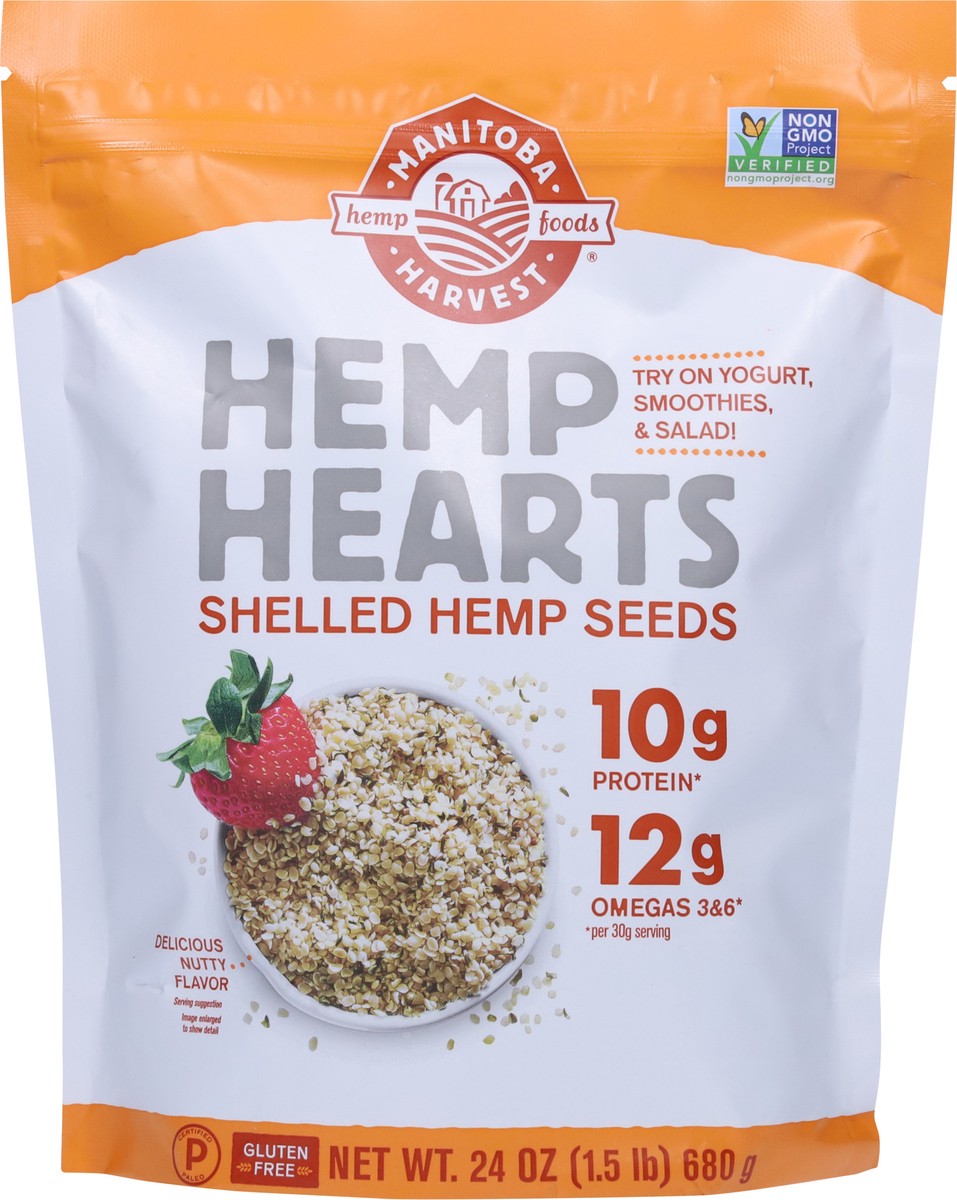 slide 4 of 9, Manitoba Harvest Hemp Hearts 24 oz, 1 ct