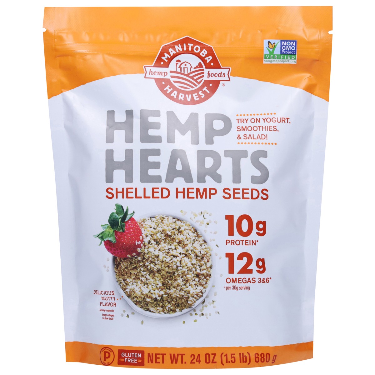 slide 1 of 9, Manitoba Harvest Hemp Hearts 24 oz, 1 ct