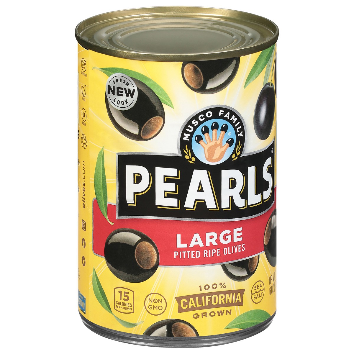 slide 4 of 9, Pearls Pitted Ripe Olives Large 6 oz, 6 oz