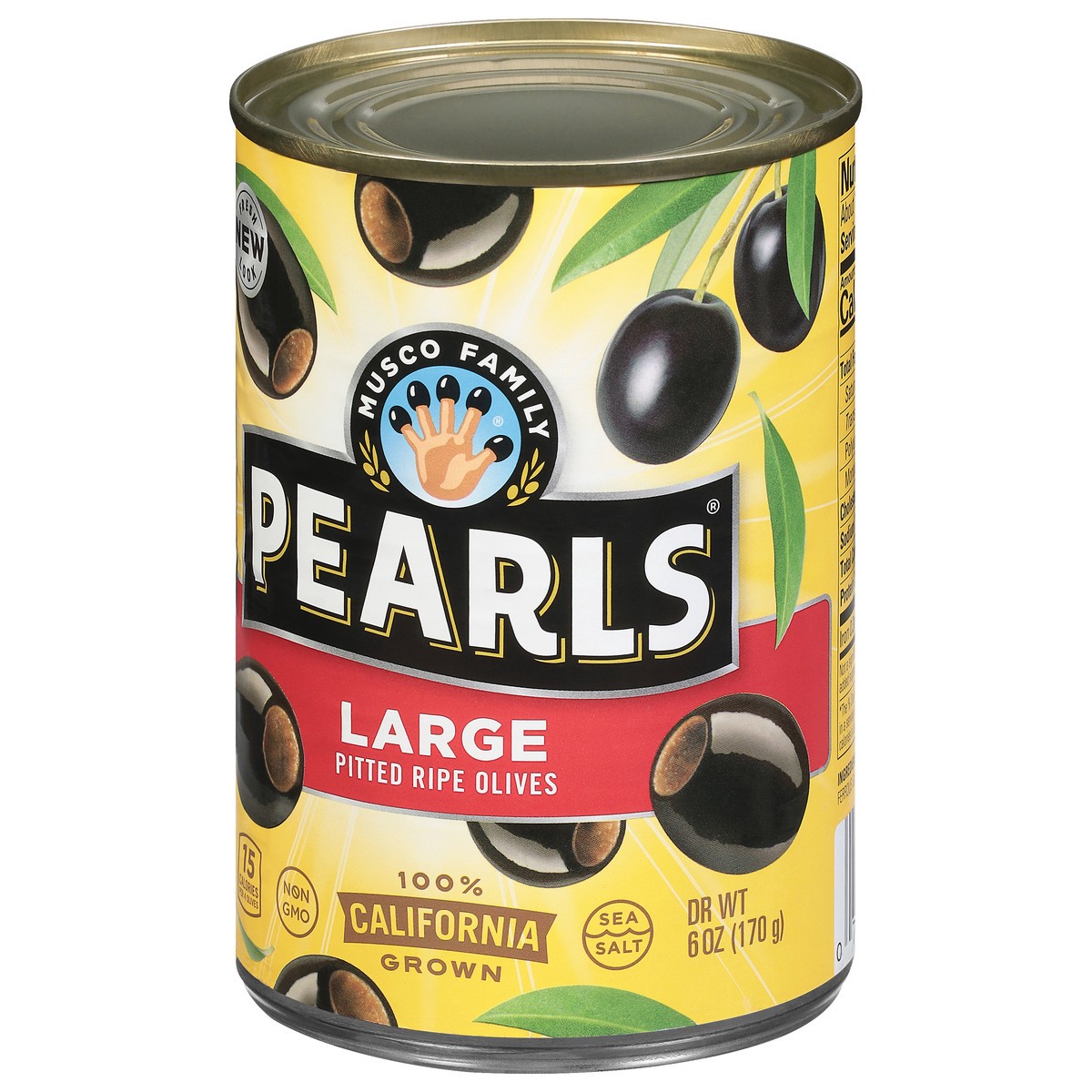 slide 9 of 9, Pearls Pitted Ripe Olives Large 6 oz, 6 oz