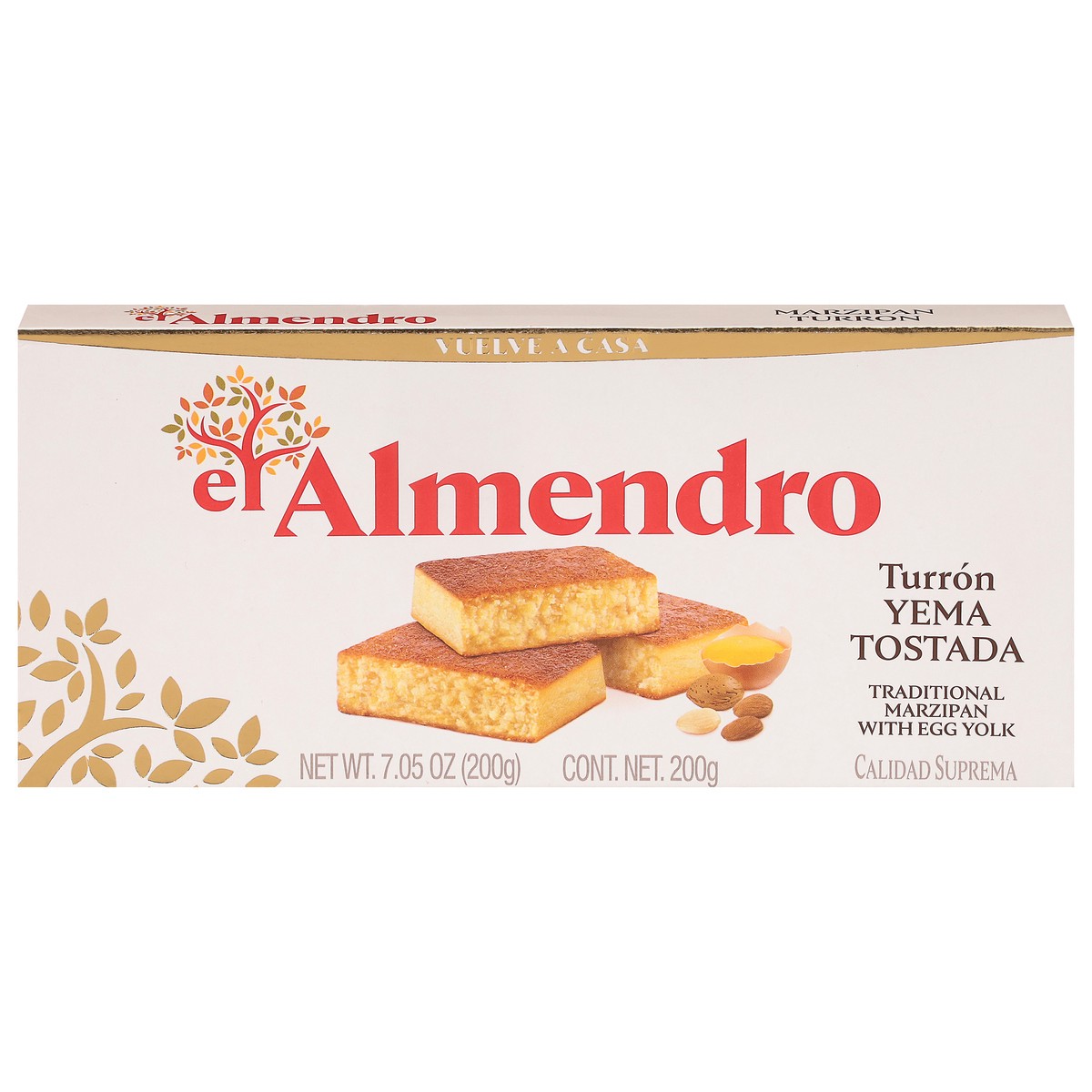 slide 1 of 9, El Almendro El Almen Yema Suprem, 7 oz