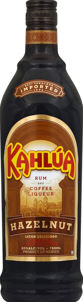 slide 2 of 2, Kahlua The Kahlua Company Kahlua Hazelnut Rum And Coffee Liqueur, 750 ml