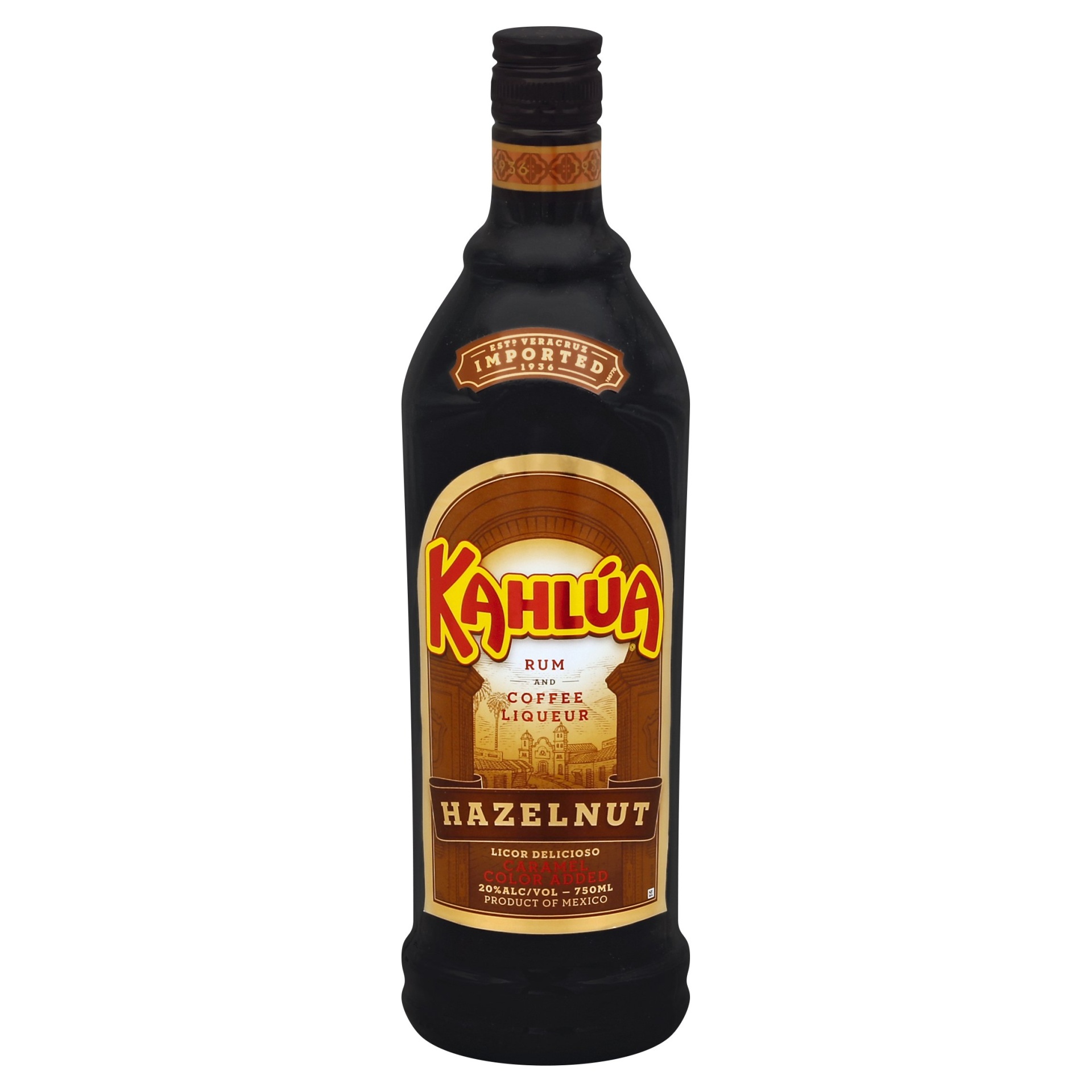 slide 1 of 2, Kahlua The Kahlua Company Kahlua Hazelnut Rum And Coffee Liqueur, 750 ml